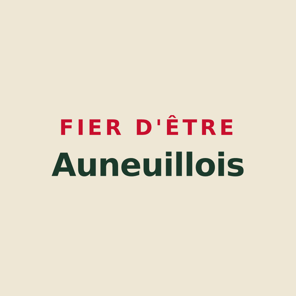 Tote bag « Fier d'être Auneuillois » — design pour Auneuil