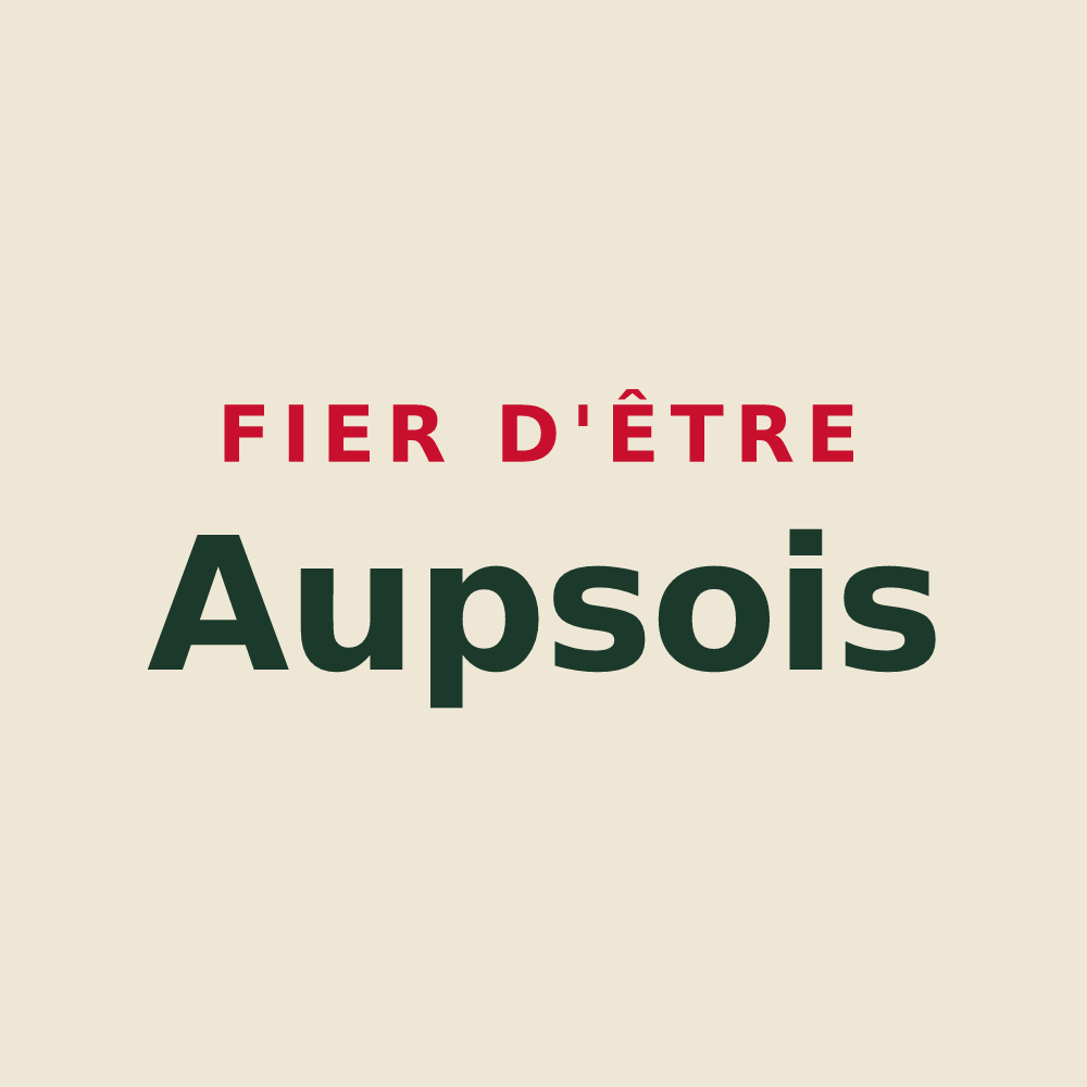 Tote bag « Fier d'être Aupsois » — design pour Aups