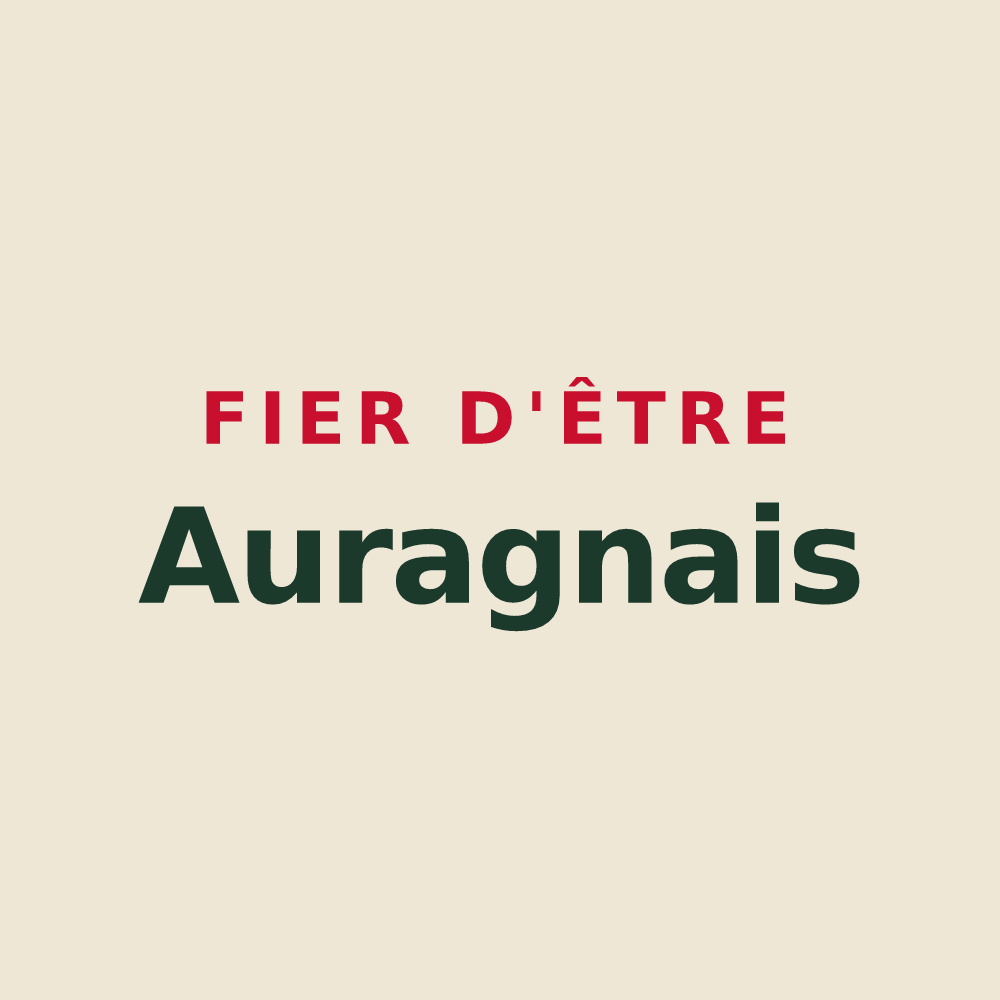 Tote bag « Fier d'être Auragnais » — design pour Auragne