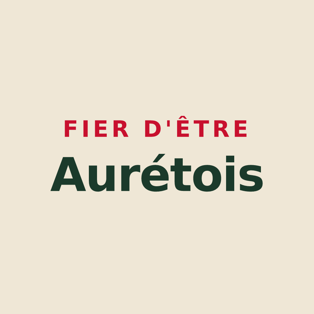 Tote bag « Fier d'être Aurétois » — design pour Aureil