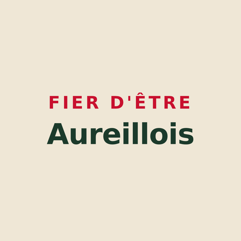 Tote bag « Fier d'être Aureillois » — design pour Aureille