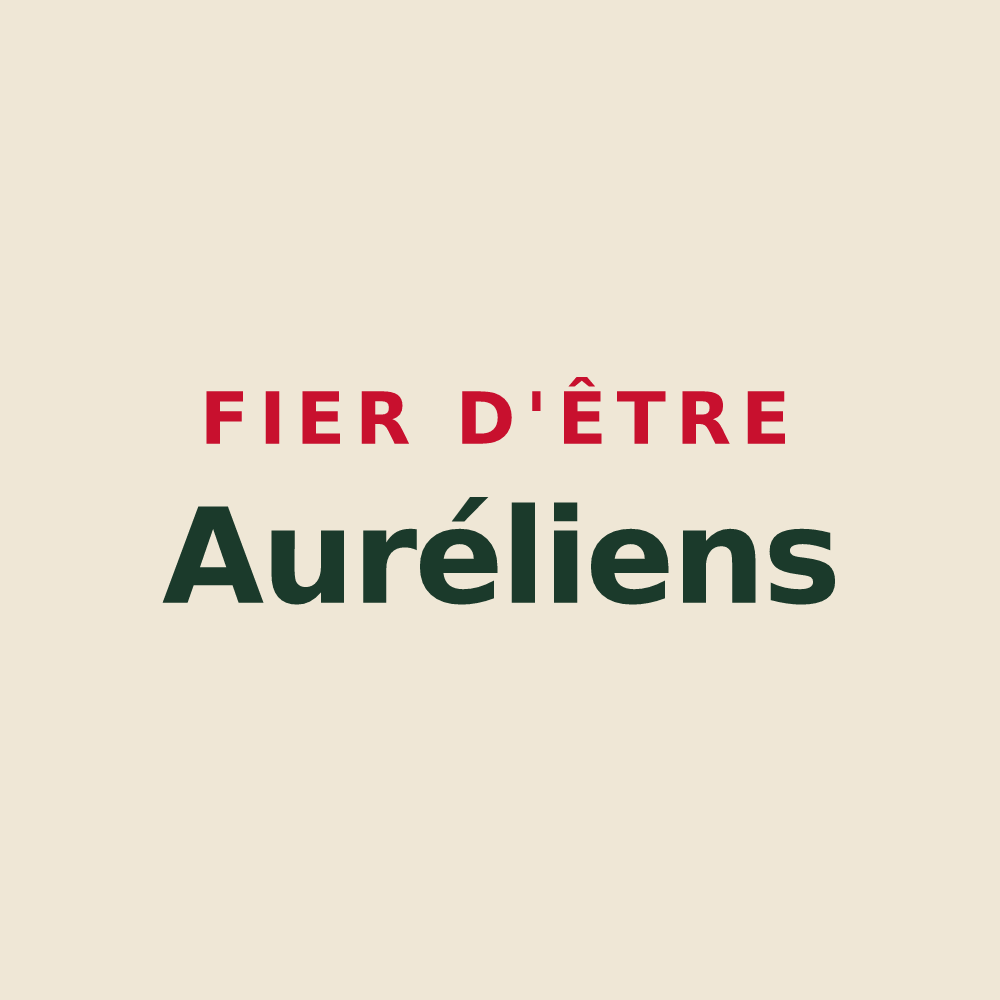 Tote bag « Fier d'être Auréliens » — design pour Aurel