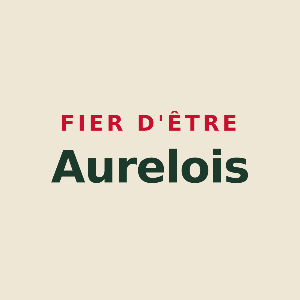 Tote bag « Fier d'être Aurelois » — design pour Aurel