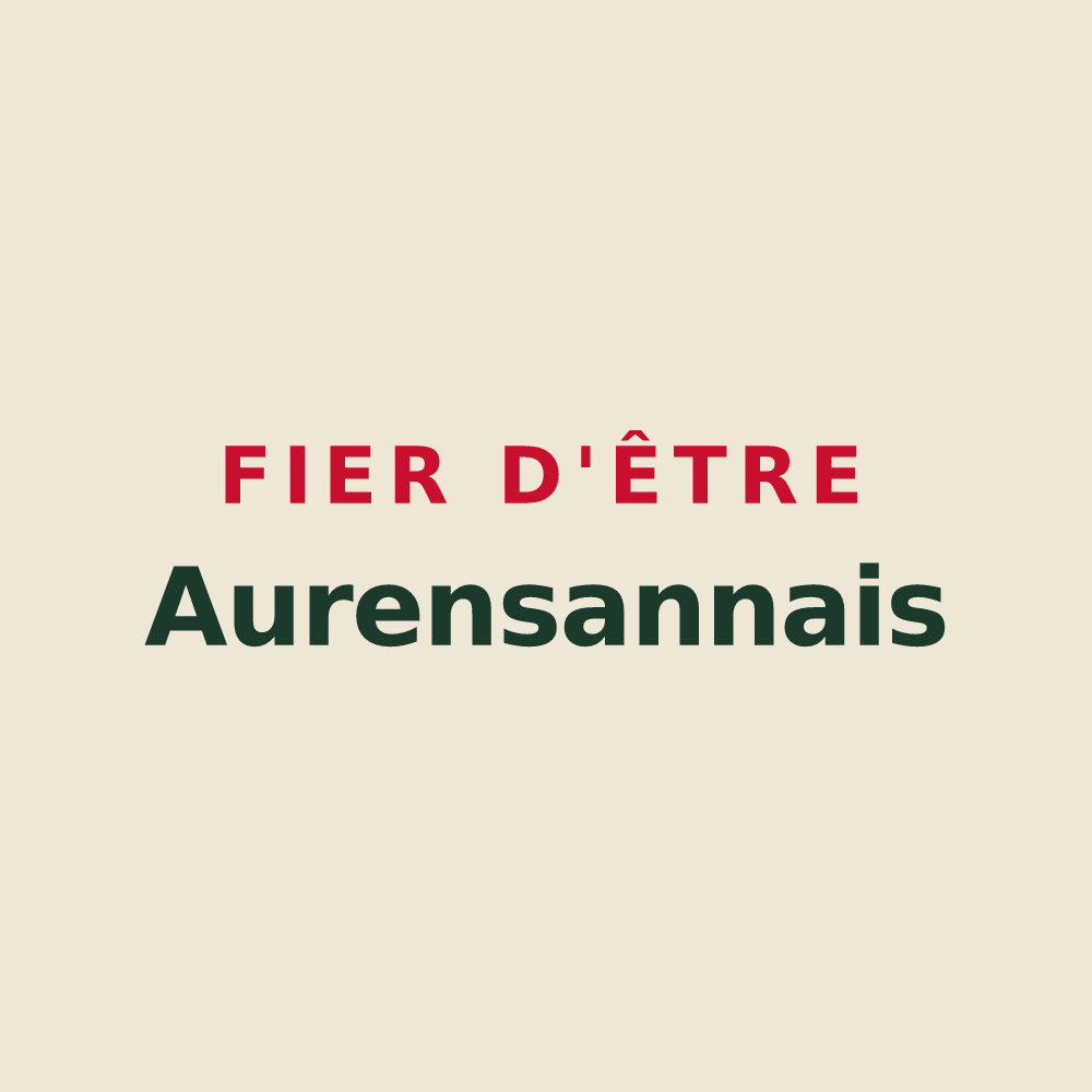 Tote bag « Fier d'être Aurensannais » — design pour Aurensan