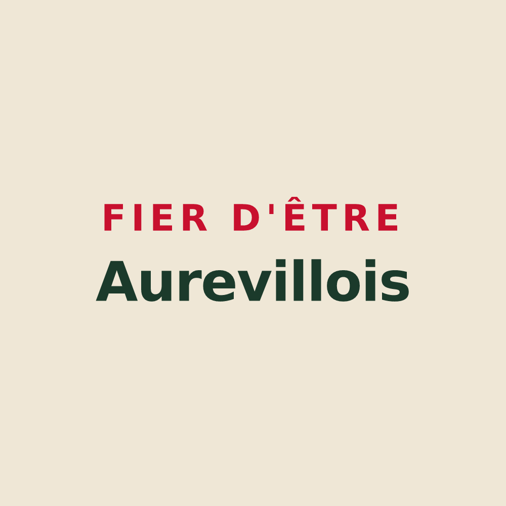 Tote bag « Fier d'être Aurevillois » — design pour Aureville