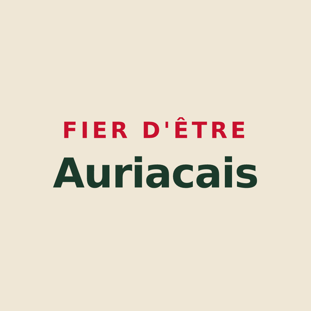 Tote bag « Fier d'être Auriacais » — design pour Auriac-sur-Dropt