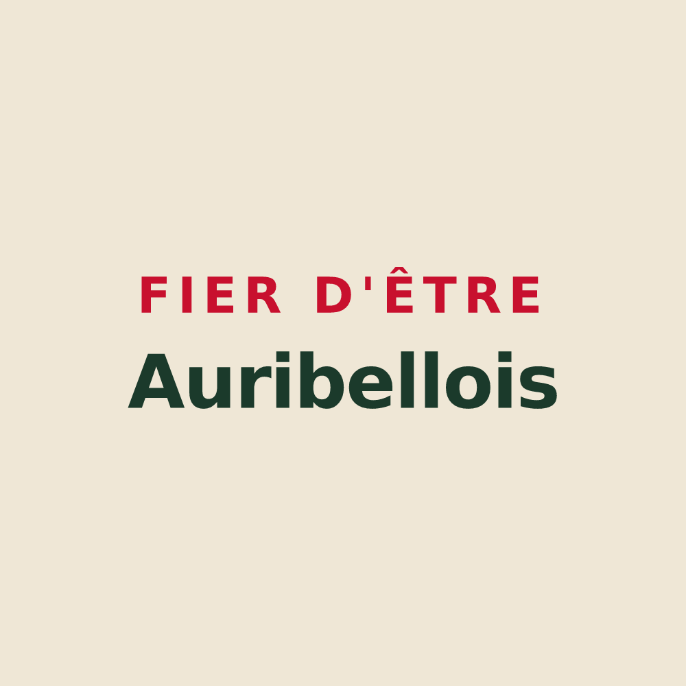 Tote bag « Fier d'être Auribellois » — design pour Auribeau-sur-Siagne