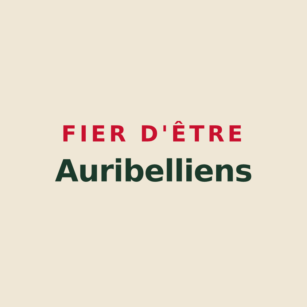 Tote bag « Fier d'être Auribelliens » — design pour Auribeau