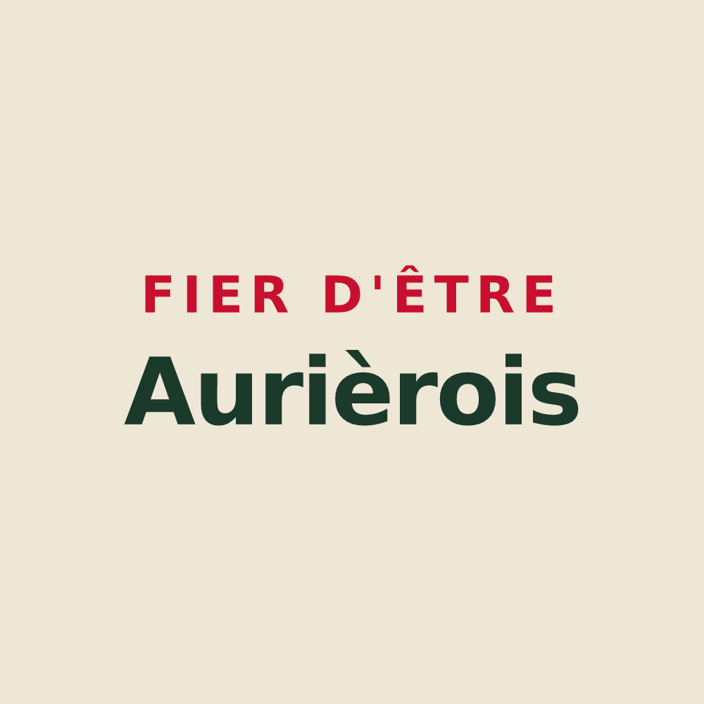 Tote bag « Fier d'être Aurièrois » — design pour Aurières