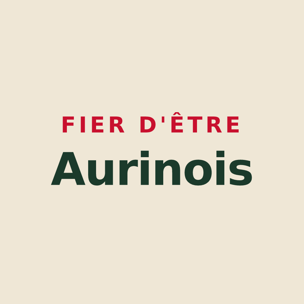 Tote bag « Fier d'être Aurinois » — design pour Aurin