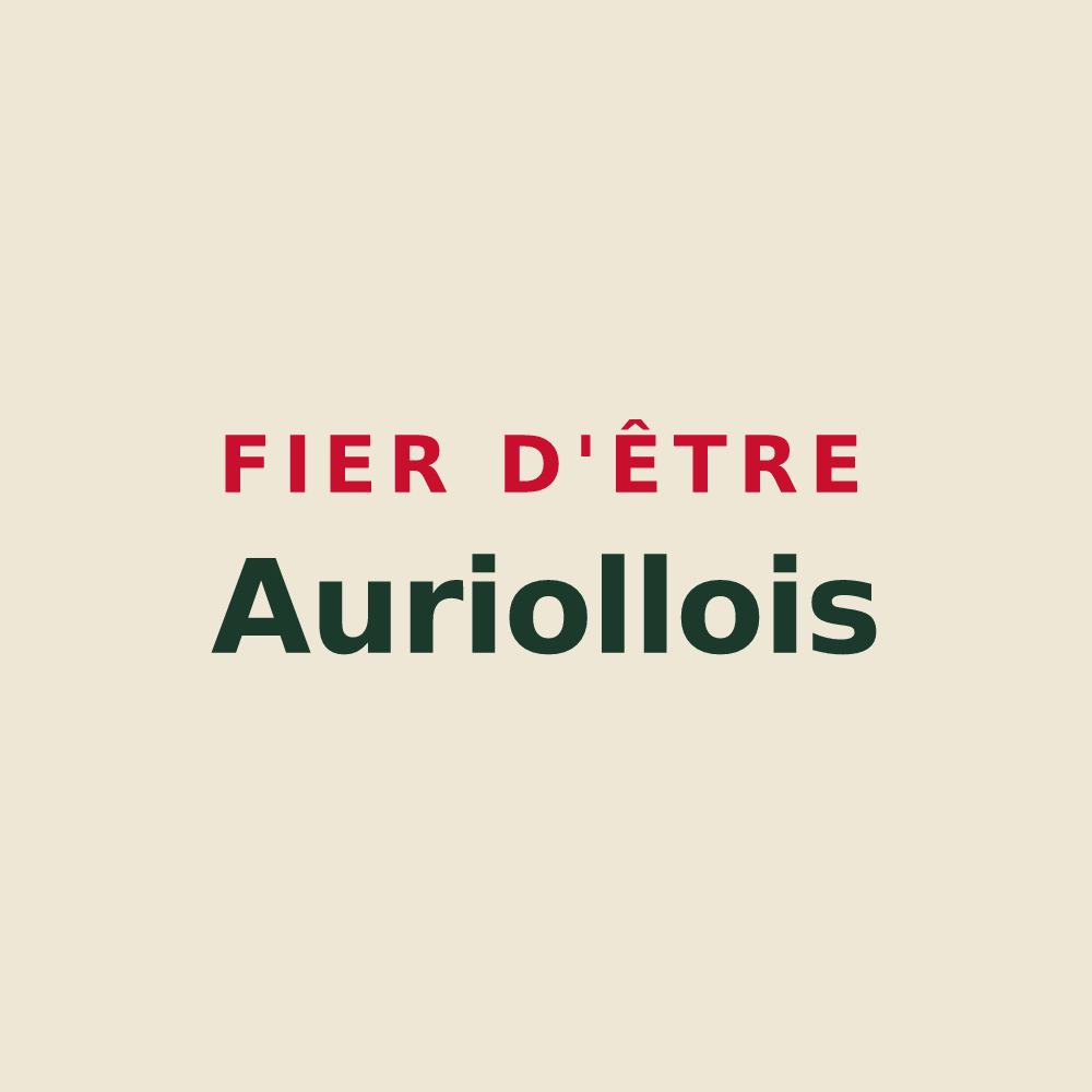 Tote bag « Fier d'être Auriollois » — design pour Auriolles