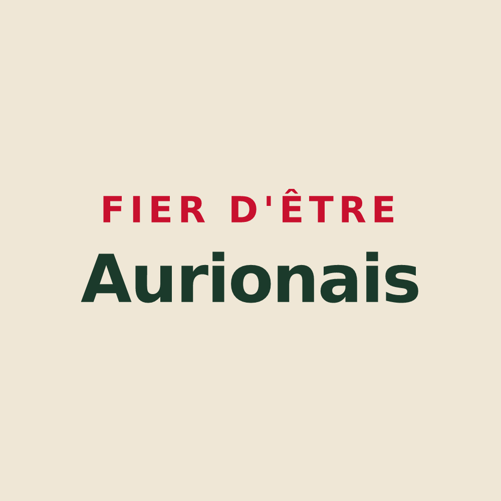 Tote bag « Fier d'être Aurionais » — design pour Aurions-Idernes