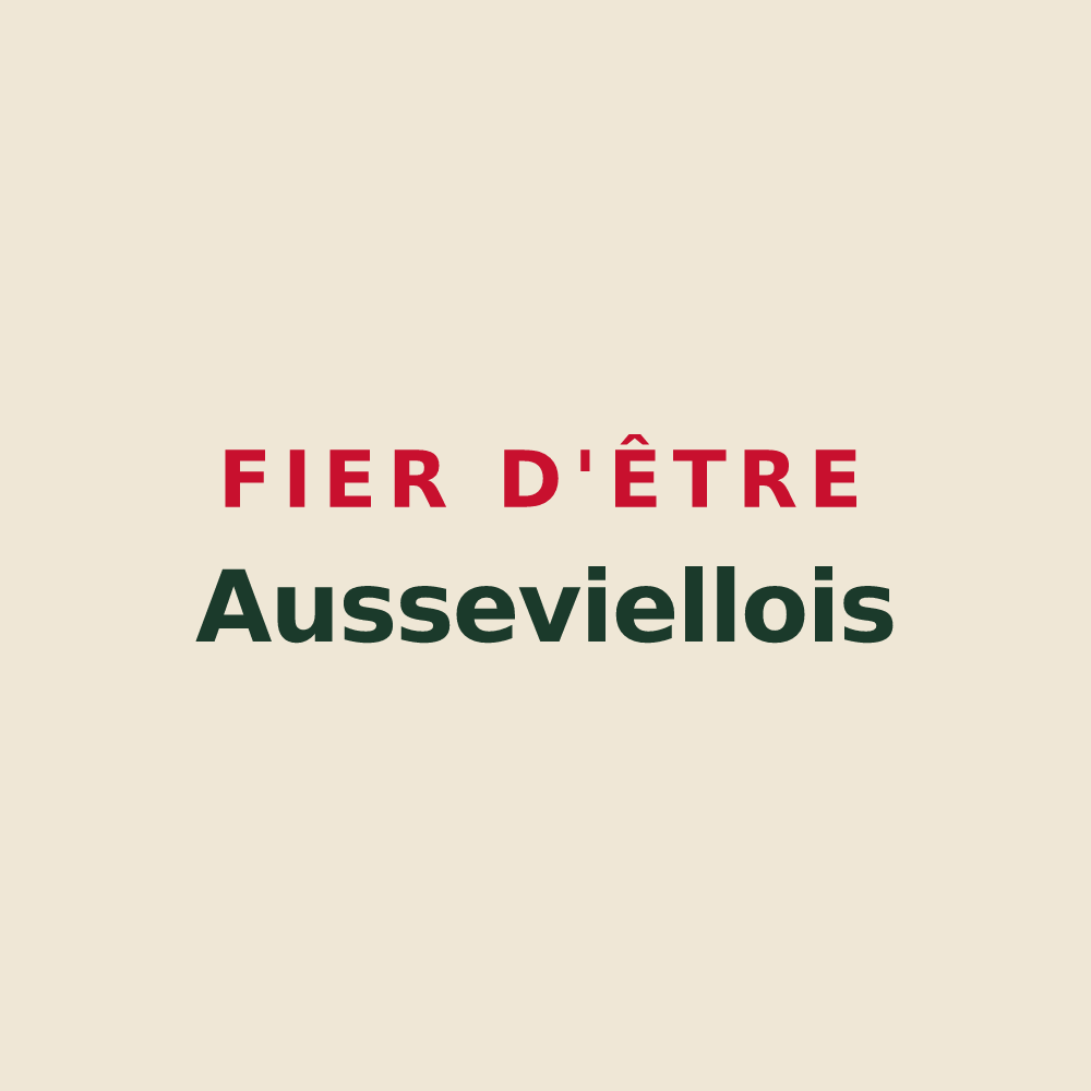 Tote bag « Fier d'être Ausseviellois » — design pour Aussevielle