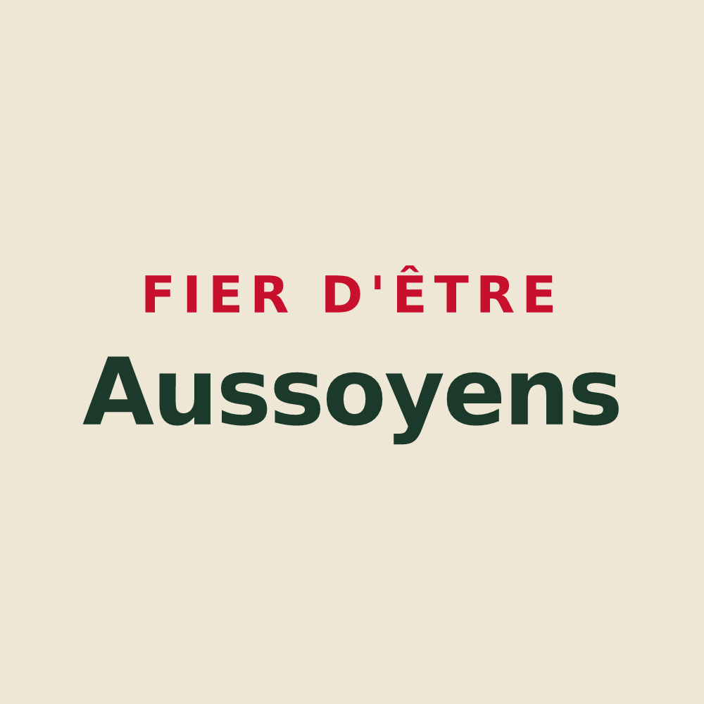 Tote bag « Fier d'être Aussoyens » — design pour Aussois
