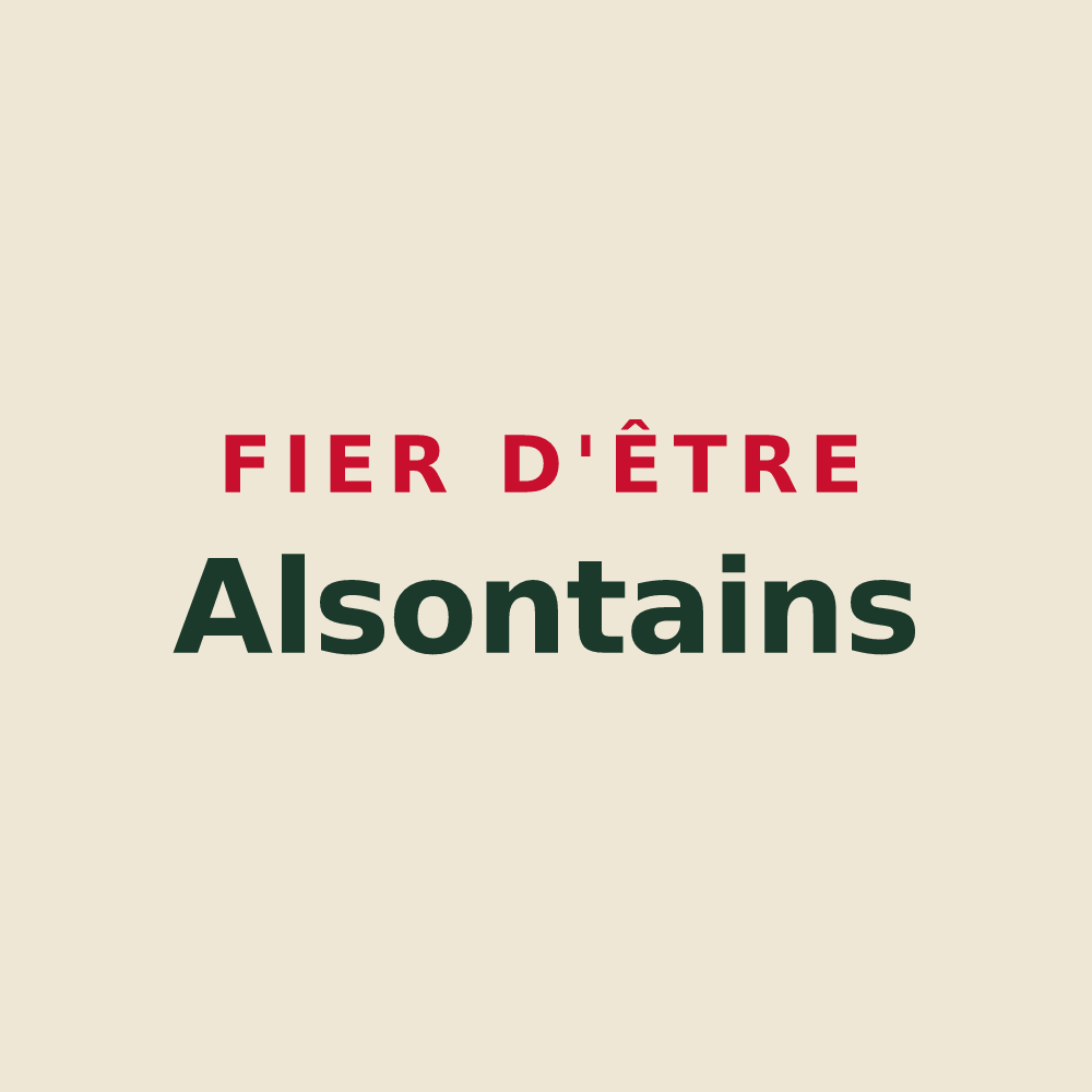 Tote bag « Fier d'être Alsontains » — design pour Aussonce