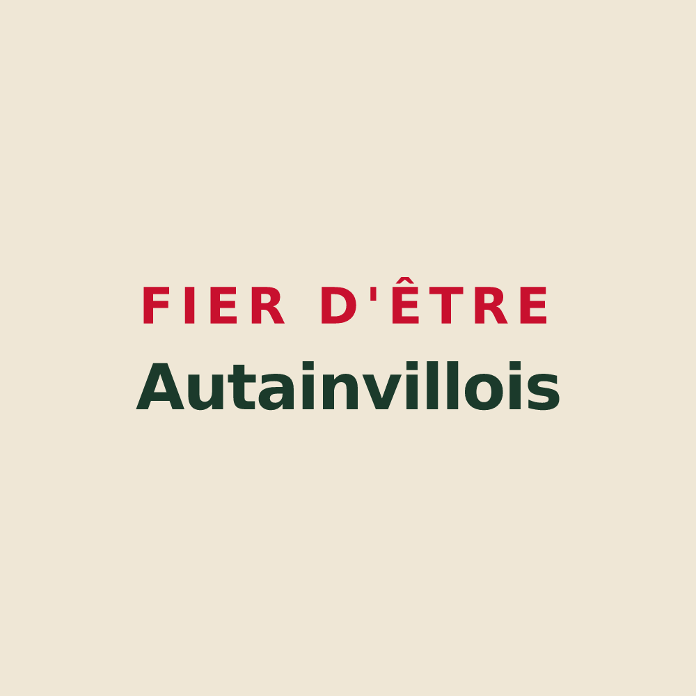 Tote bag « Fier d'être Autainvillois » — design pour Autainville