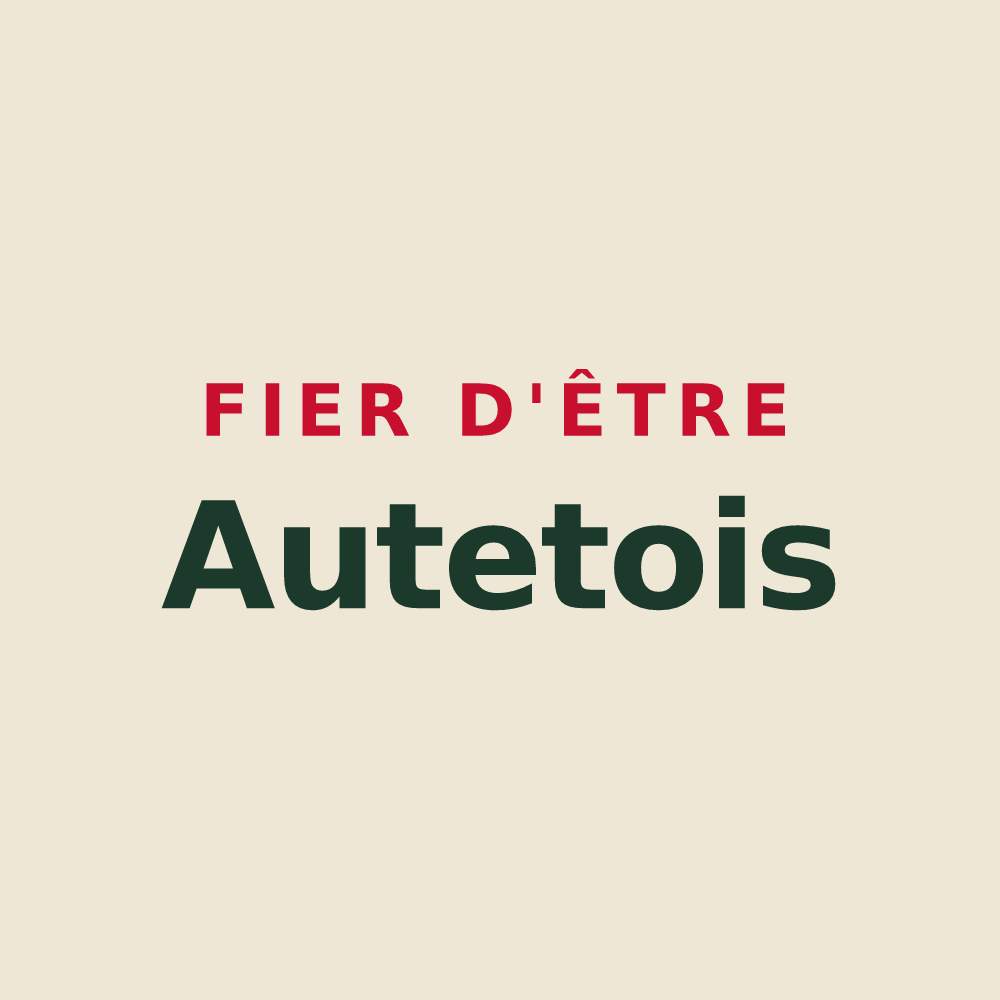 Tote bag « Fier d'être Autetois » — design pour Autet