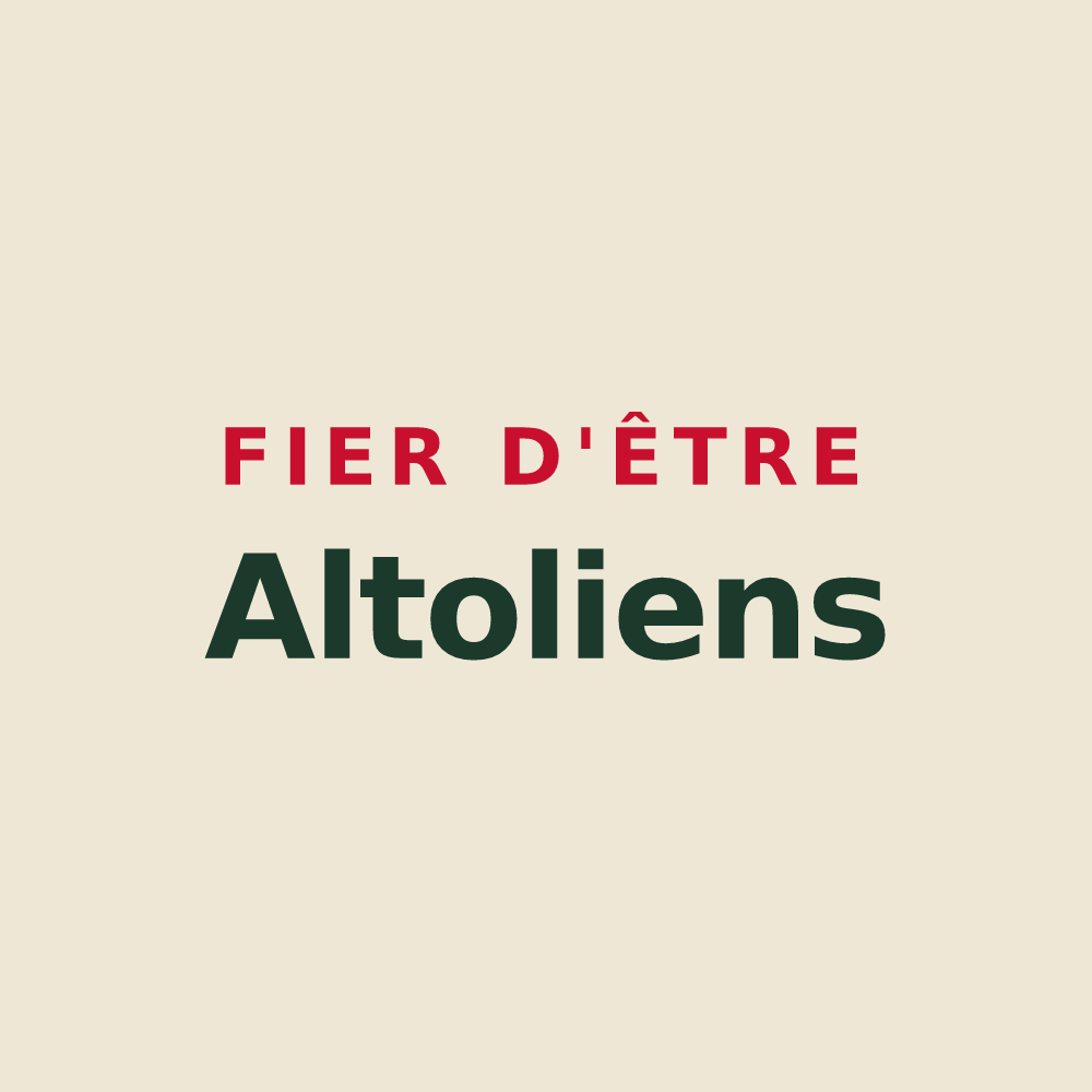 Tote bag « Fier d'être Altoliens » — design pour Autheuil-Authouillet