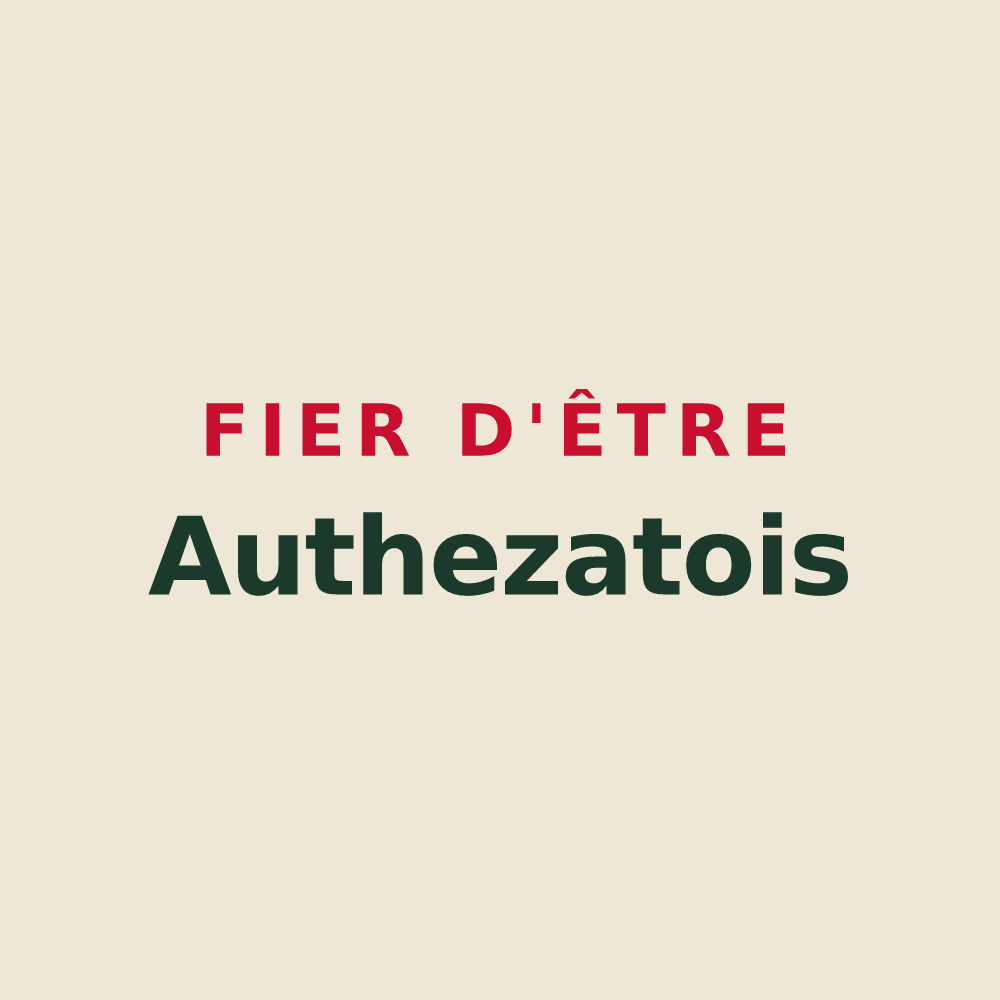 Tote bag « Fier d'être Authezatois » — design pour Authezat