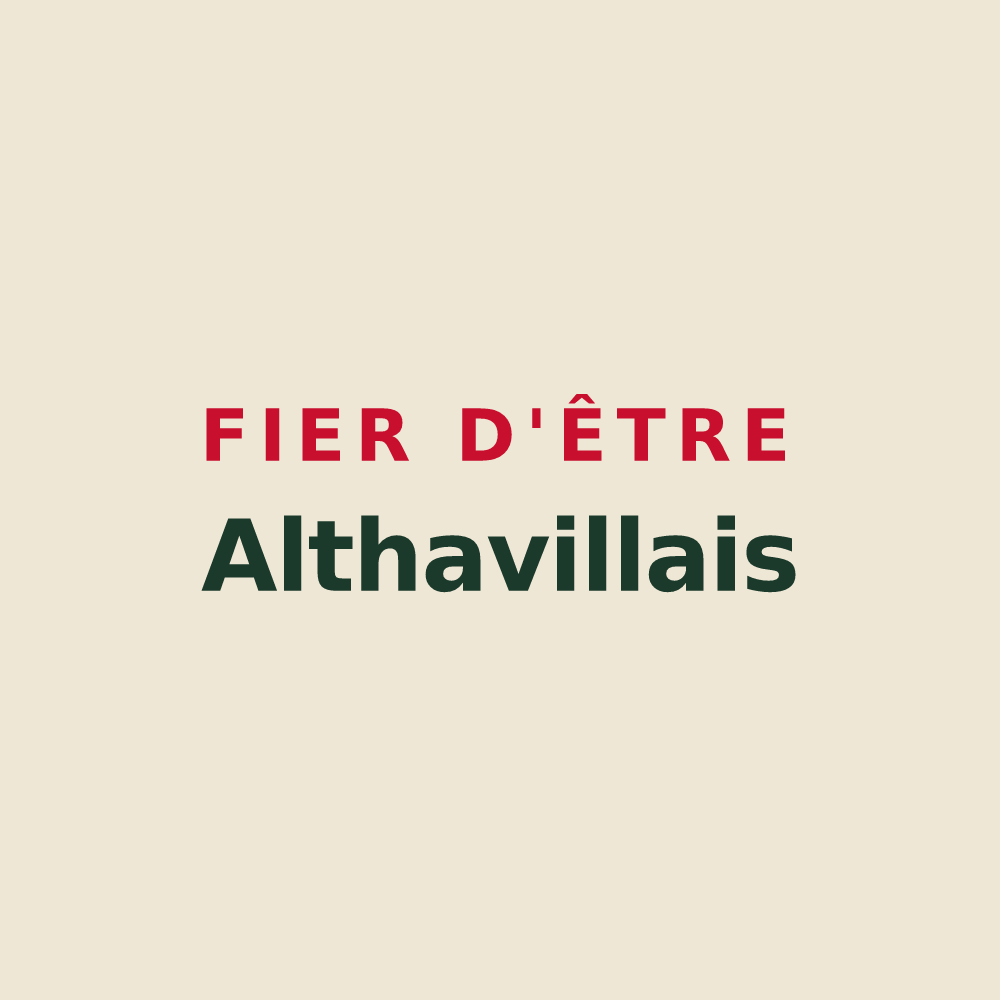 Tote bag « Fier d'être Althavillais » — design pour Authie