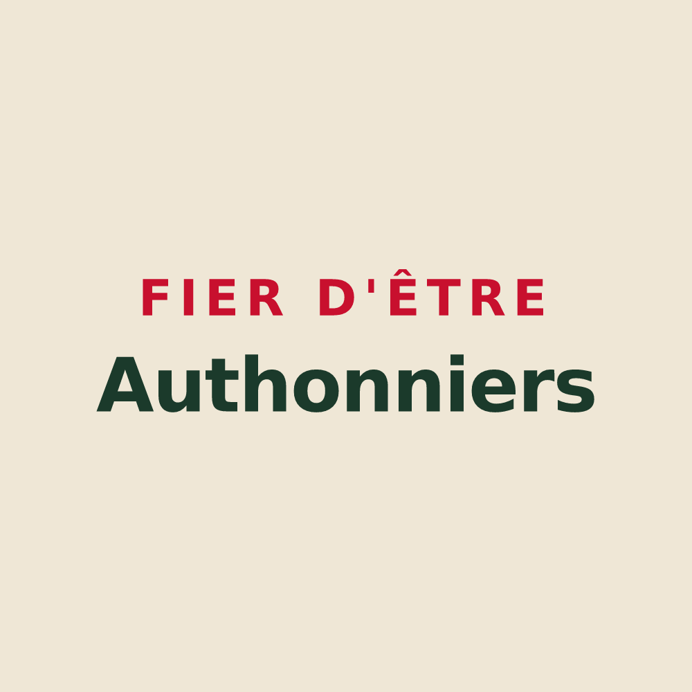 Tote bag « Fier d'être Authonniers » — design pour Authon-du-Perche