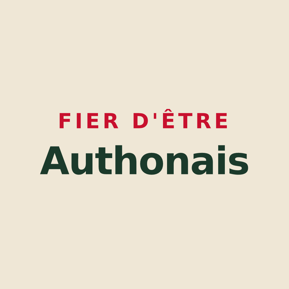 Tote bag « Fier d'être Authonais » — design pour Authon-la-Plaine