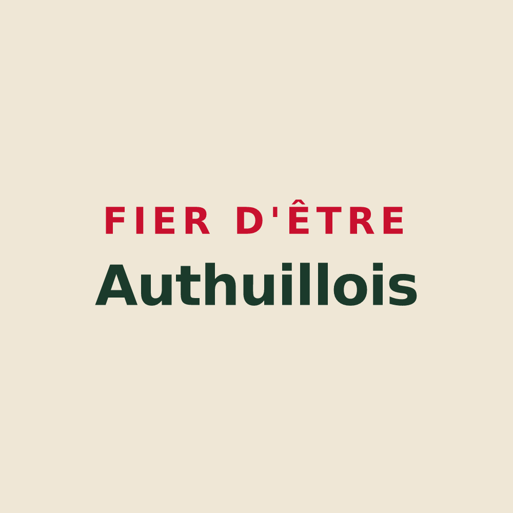 Tote bag « Fier d'être Authuillois » — design pour Authuille