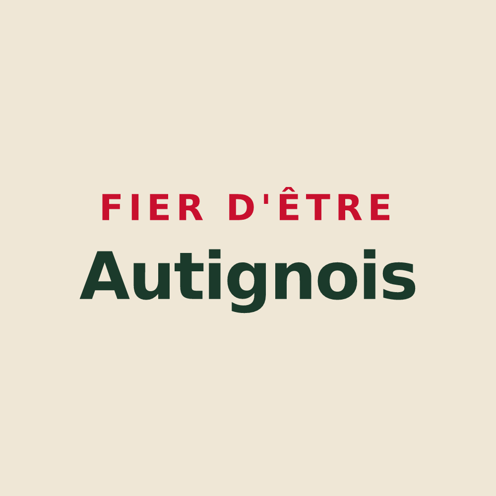 Tote bag « Fier d'être Autignois » — design pour Autigny-le-Grand