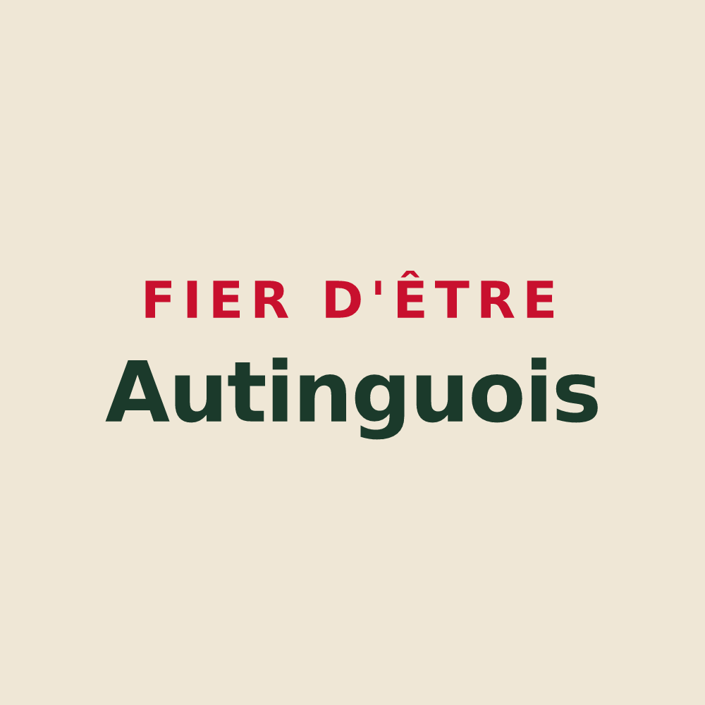 Tote bag « Fier d'être Autinguois » — design pour Autingues