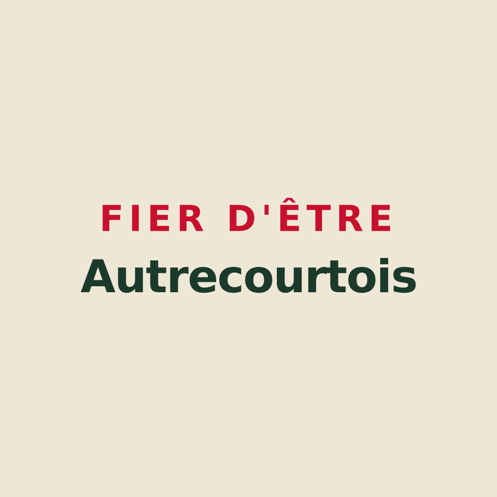 Tote bag « Fier d'être Autrecourtois » — design pour Autrecourt-et-Pourron