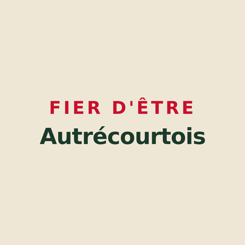 Tote bag « Fier d'être Autrécourtois » — design pour Autrécourt-sur-Aire
