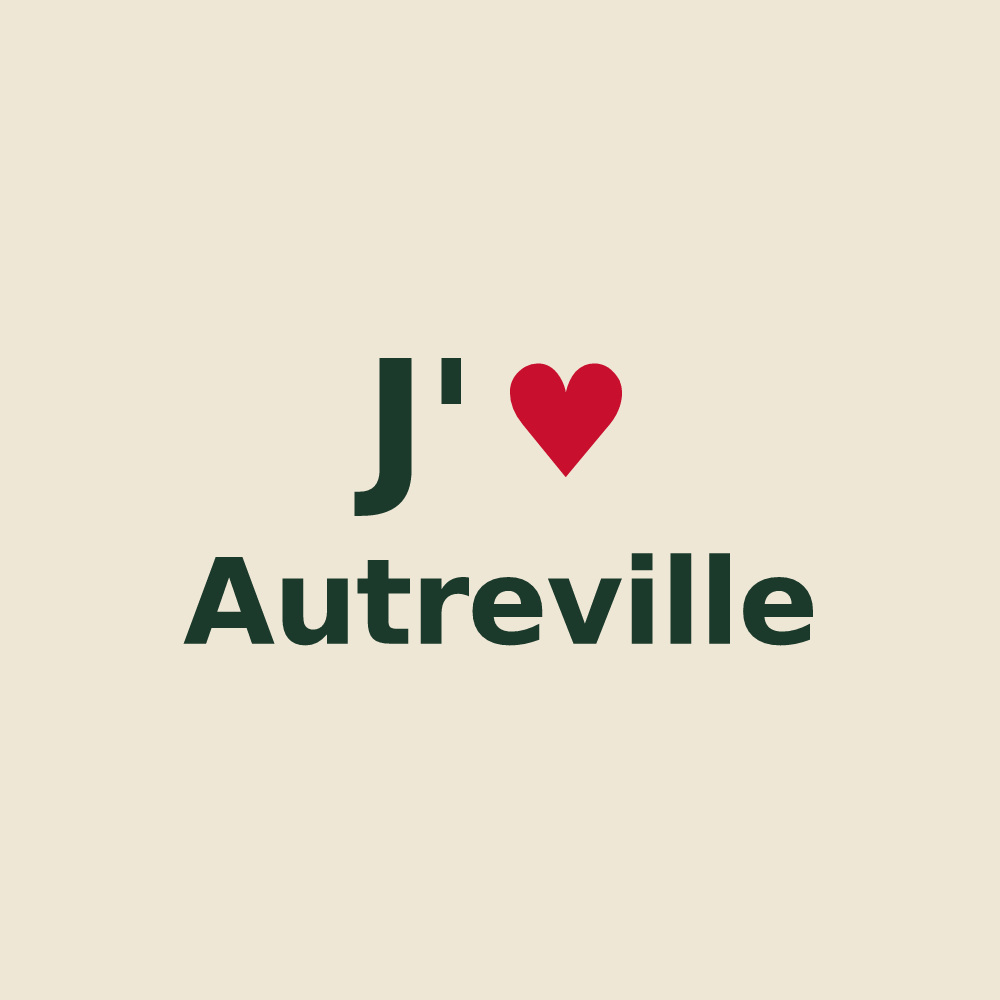 Tote bag personnalisé Autreville — design J'aime Autreville