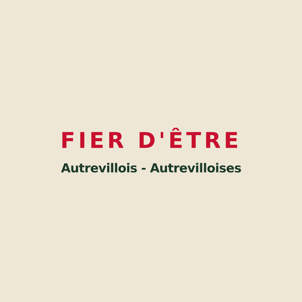 Tote bag « Fier d'être Autrevillois - Autrevilloises » — design pour Autreville-sur-la-Renne