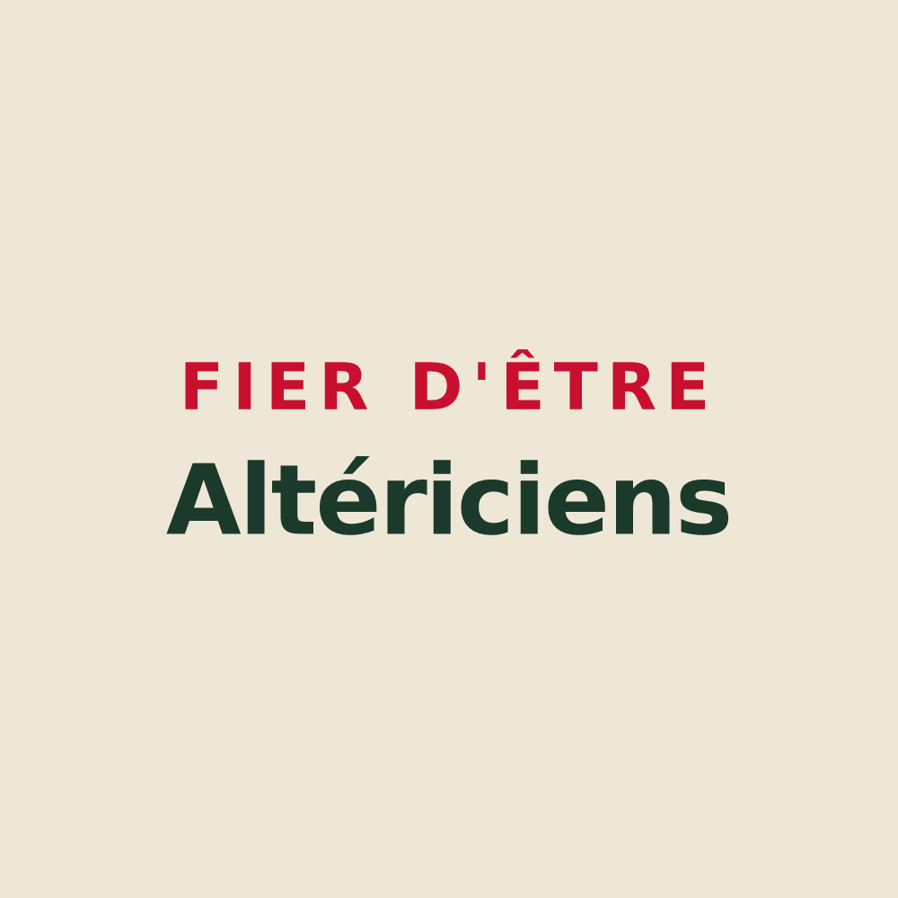 Tote bag « Fier d'être Altériciens » — design pour Autrey