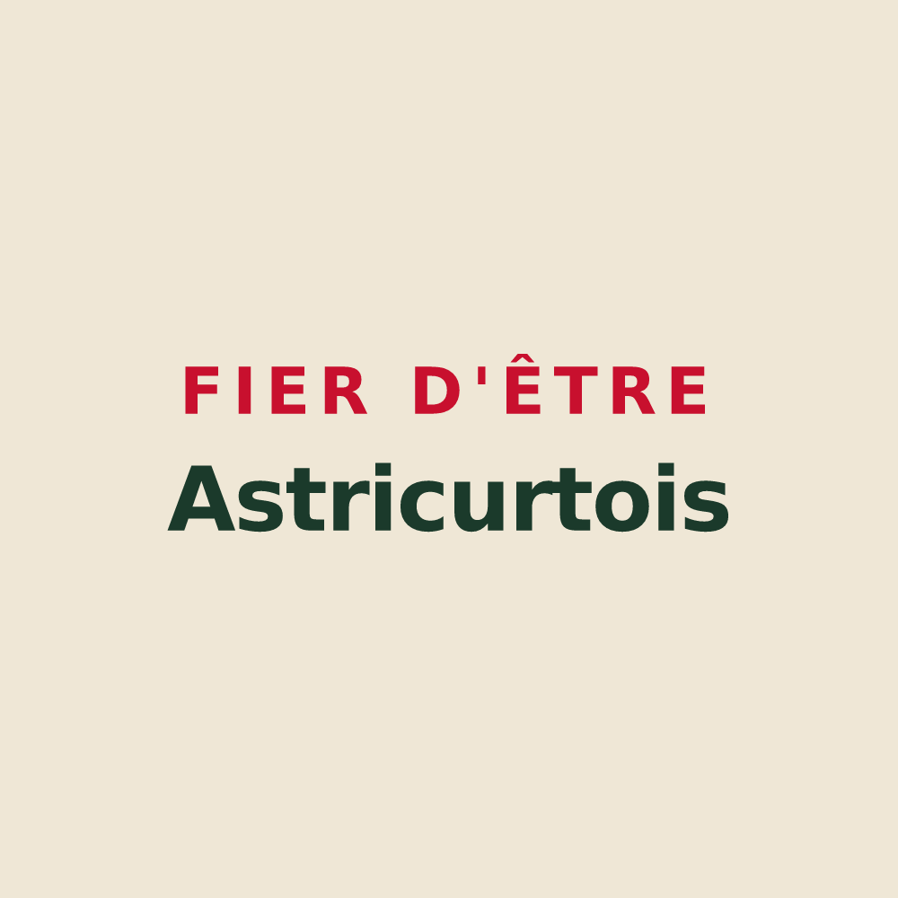 Tote bag « Fier d'être Astricurtois » — design pour Autricourt