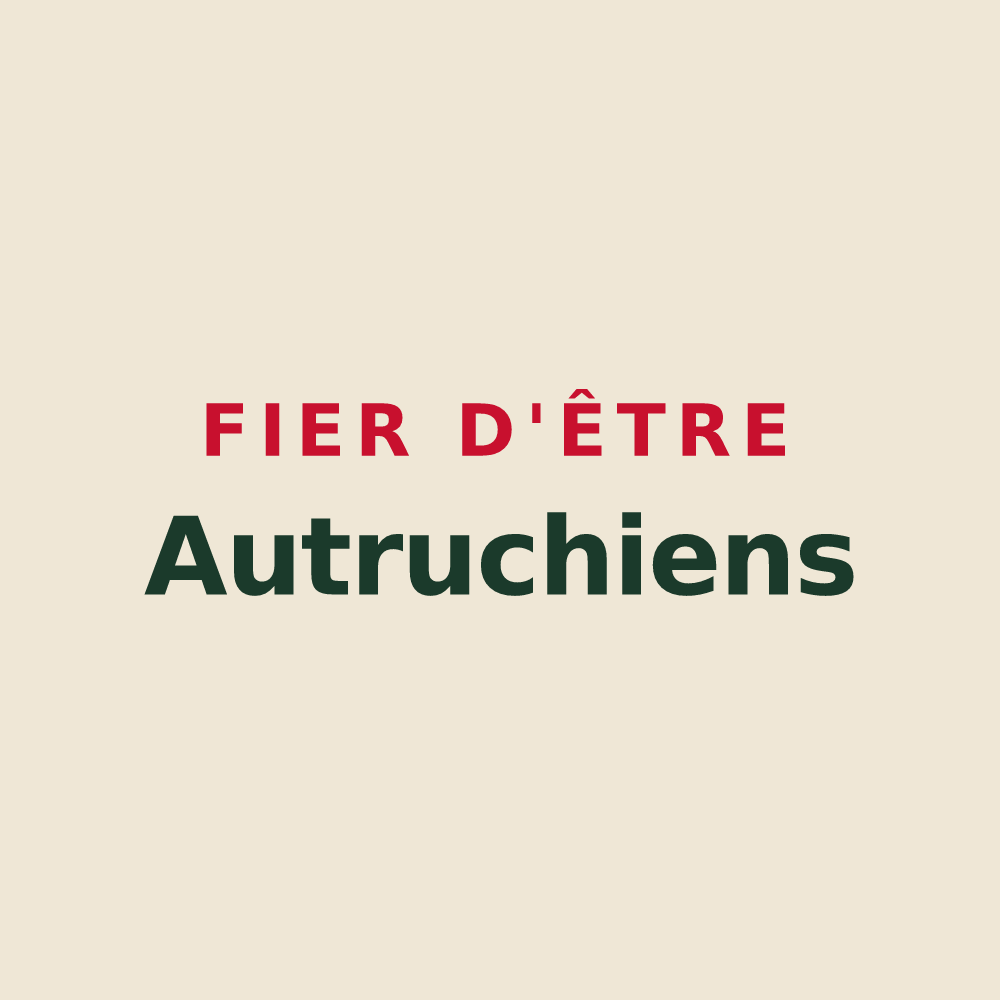 Tote bag « Fier d'être Autruchiens » — design pour Autruche