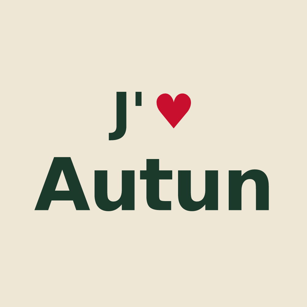 Tote bag personnalisé Autun — design J'aime Autun