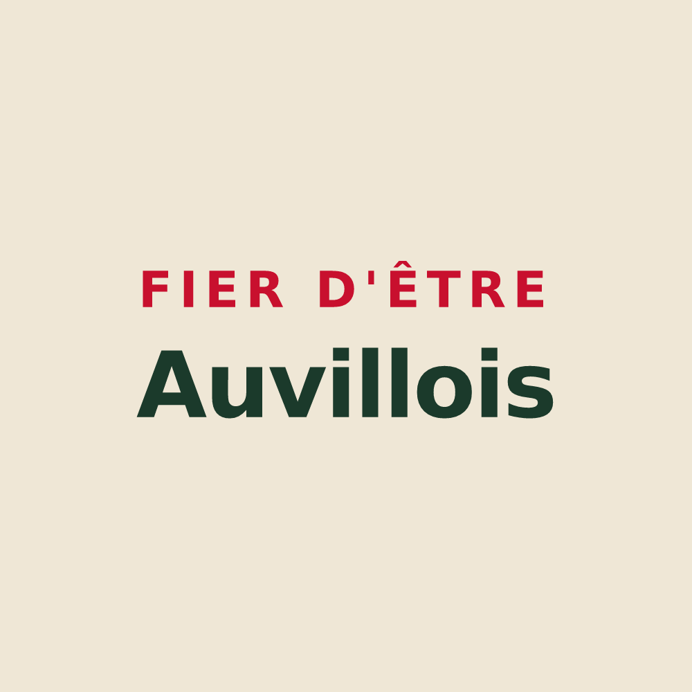 Tote bag « Fier d'être Auvillois » — design pour Auvilliers-en-Gâtinais