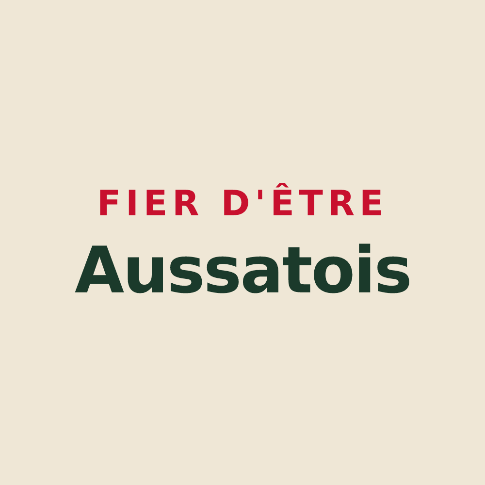 Tote bag « Fier d'être Aussatois » — design pour Aux-Aussat