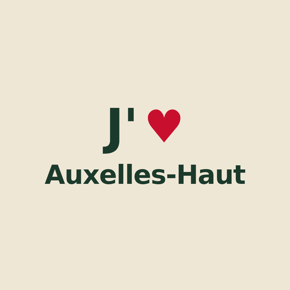 Tote bag personnalisé Auxelles-Haut — design J'aime Auxelles-Haut