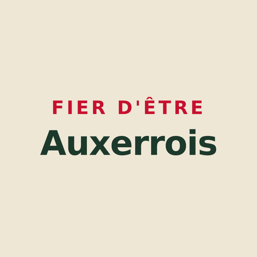 Tote bag « Fier d'être Auxerrois » — design pour Auxerre