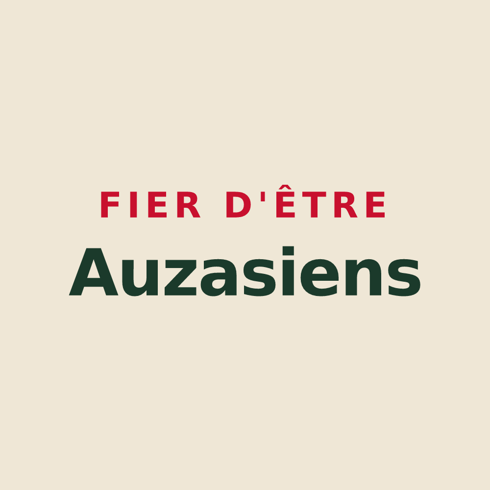 Tote bag « Fier d'être Auzasiens » — design pour Auzas
