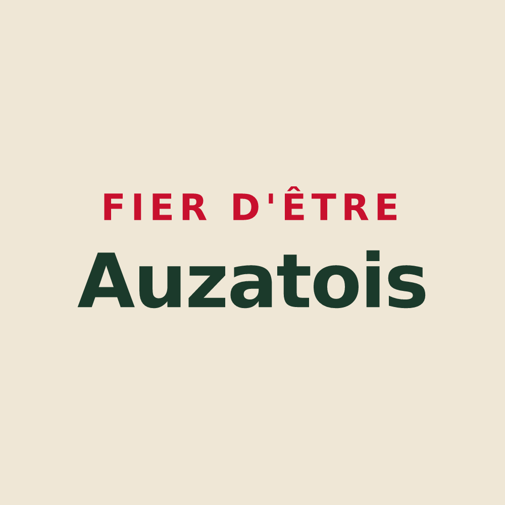 Tote bag « Fier d'être Auzatois » — design pour Auzat