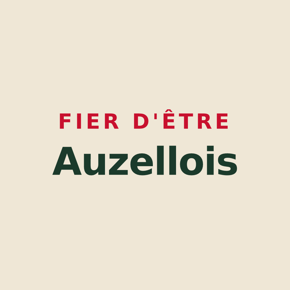 Tote bag « Fier d'être Auzellois » — design pour Auzelles