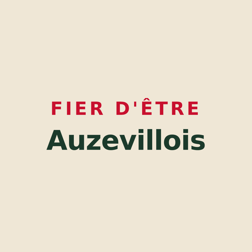 Tote bag « Fier d'être Auzevillois » — design pour Auzeville-Tolosane