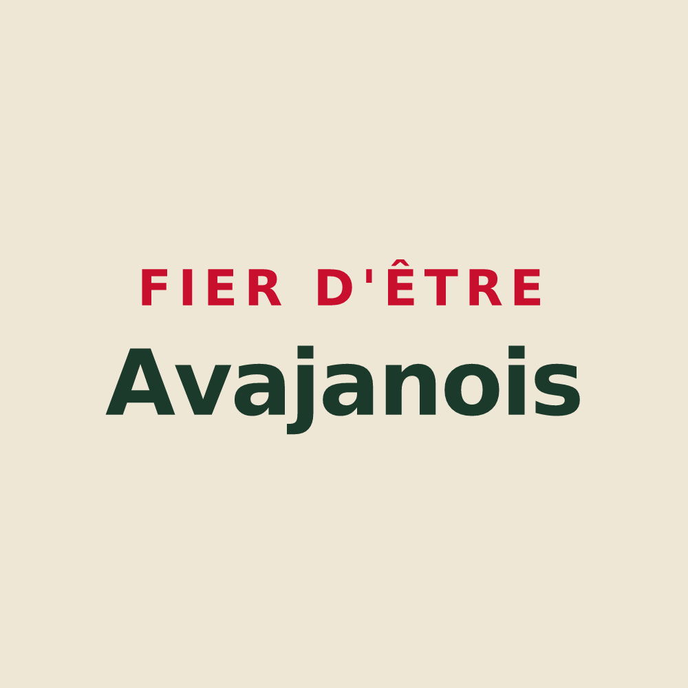 Tote bag « Fier d'être Avajanois » — design pour Avajan