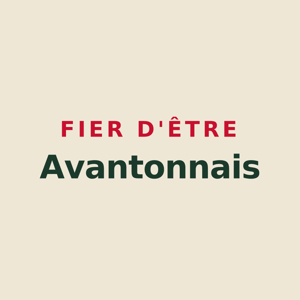 Tote bag « Fier d'être Avantonnais » — design pour Avanton