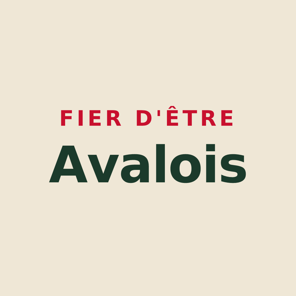 Tote bag « Fier d'être Avalois » — design pour Avaux