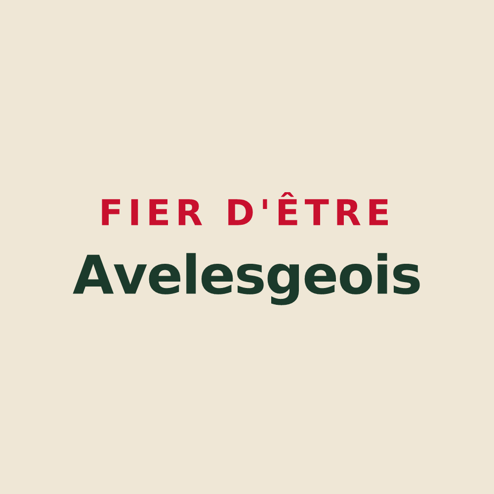 Tote bag « Fier d'être Avelesgeois » — design pour Avelesges