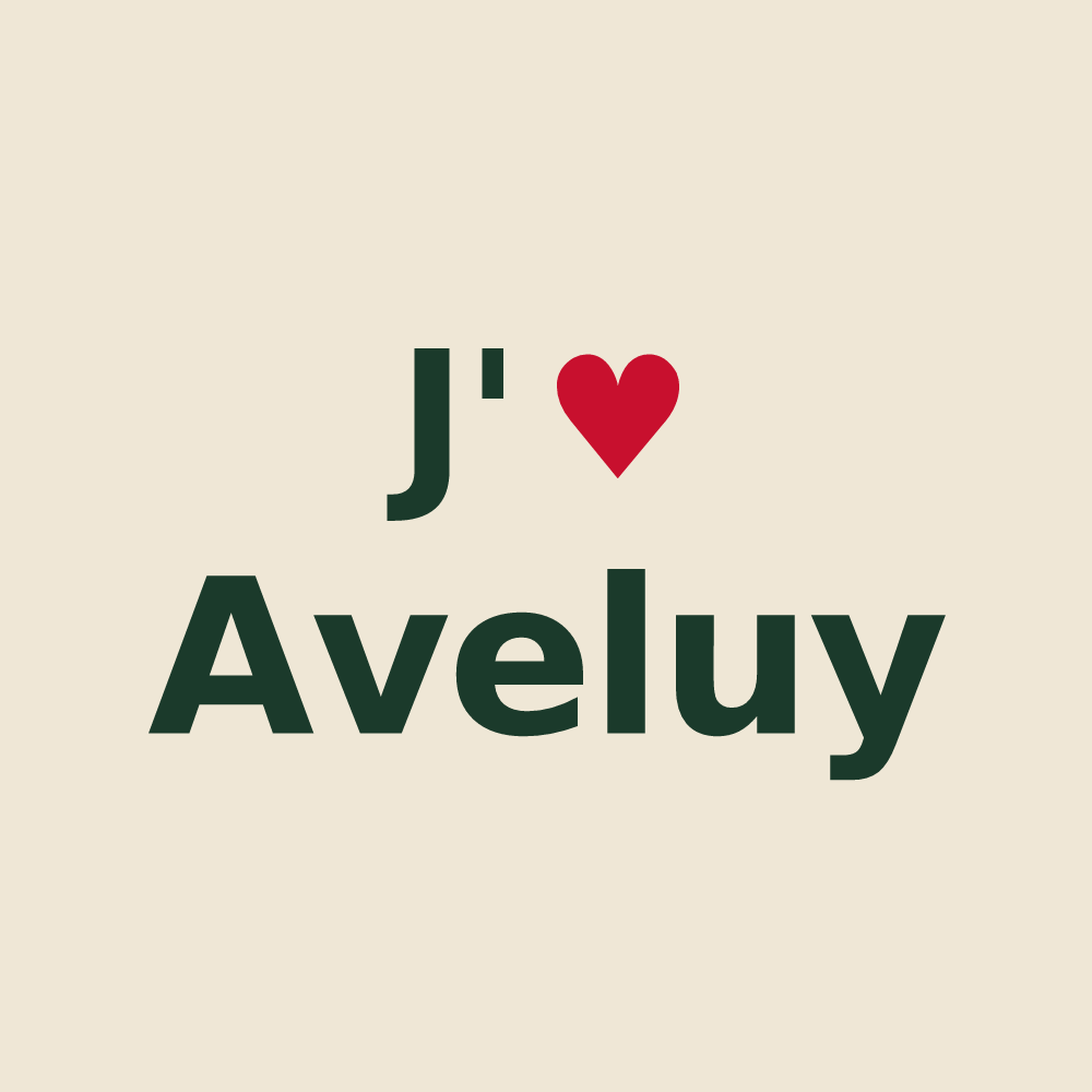 Tote bag personnalisé Aveluy — design J'aime Aveluy